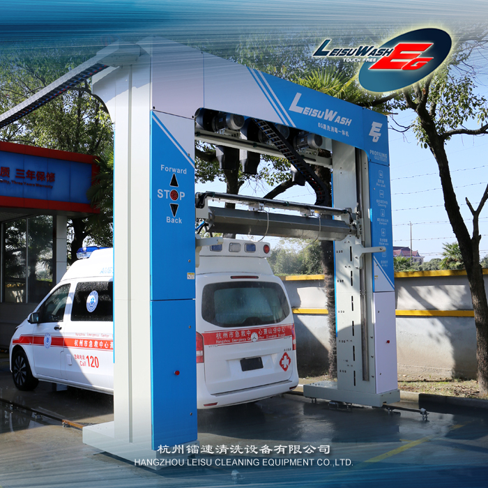 LEISUWASH EG仿形升降搖擺式高壓無(wú)接觸大巴洗車機(jī) 卡車清洗設(shè)備 工程車設(shè)備